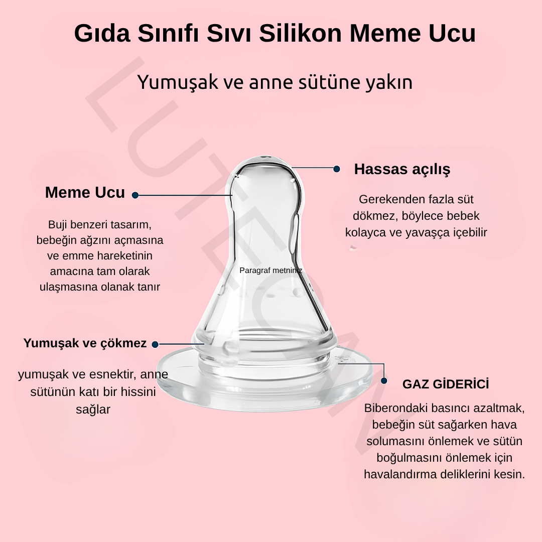 Lukaura® Gaz Önleyici Biberon